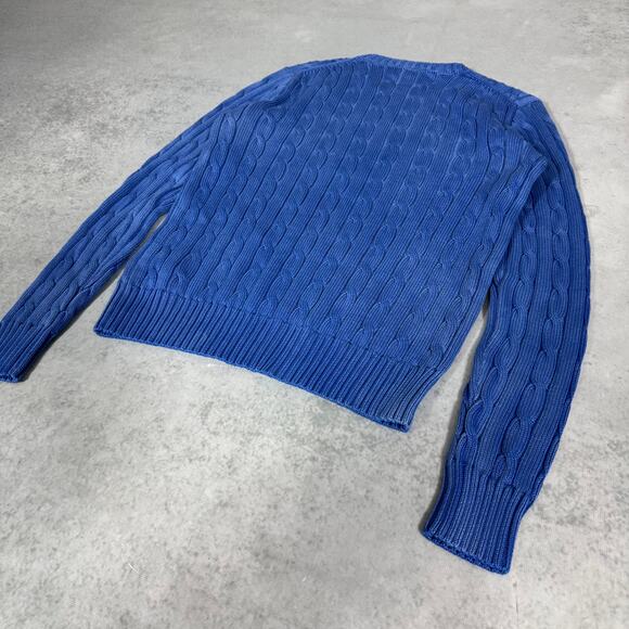 Polo Ralph Lauren Women’s Cable Knit Sweater Blue - Size: S P - Picture 8 of 8